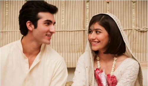 Syra Yousuf and Shehroz Wedding Pictures  Husband  Age - 95