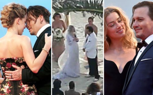 Johnny Depp and Amber Heard Wedding Photos - 35