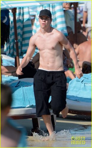 will poulter shirtless