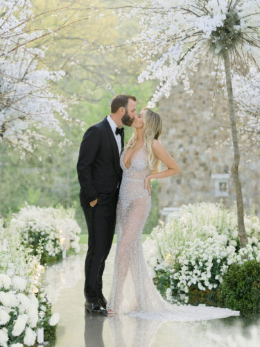 paulina gretzky wedding dress