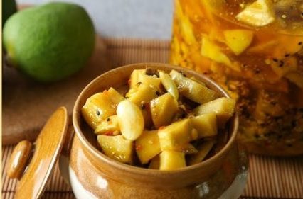 mango achar recipe by food fusion